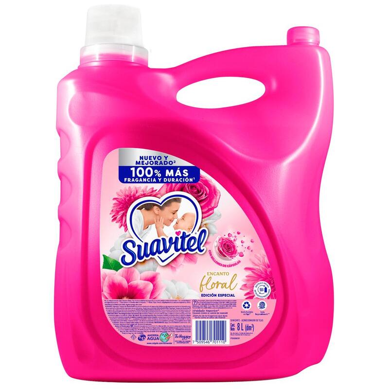 Suavizante para Telas 8 L Suavitel Encanto Floral (1)