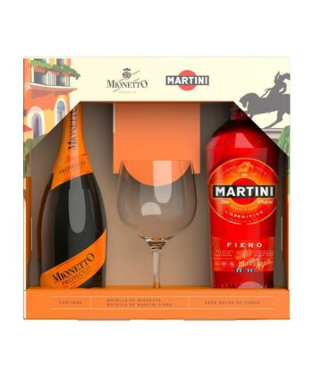 Vino Espumoso 750ml + Martini Fiero 750ml Mionetto Prosecco Brut