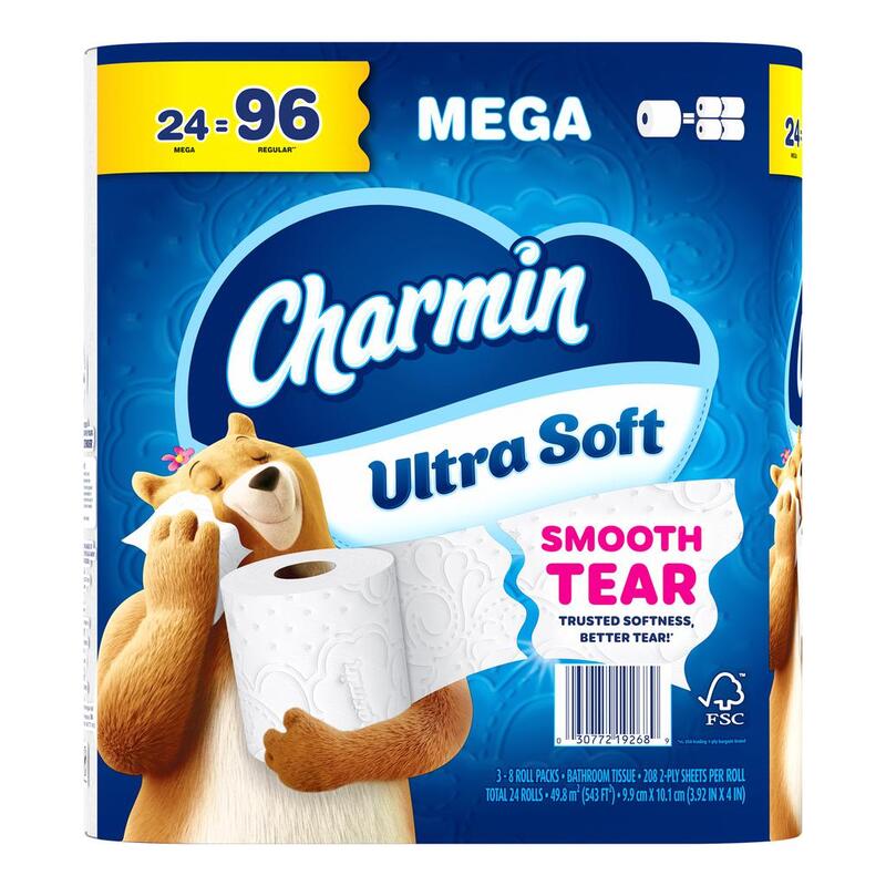 Papel Higiénico Ultra Suave Doble Hoja x 24 Unds Charmin (1)