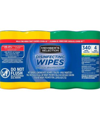 Toallitas Desinfectantes x 4 Unds Member's Selection