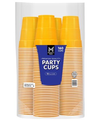 Vasos Amarillos x 160 unds Member's Mark