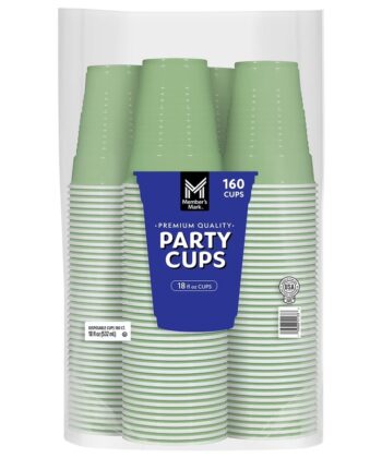 Vasos verdes x 160 unds Member's Mark
