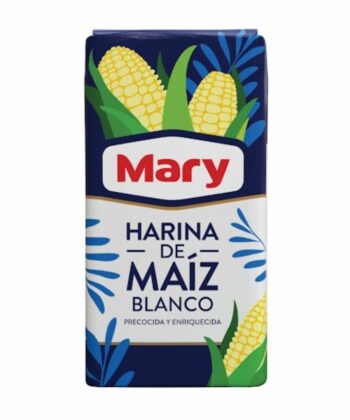 Harina de Maiz Blanco 900 gr Mary