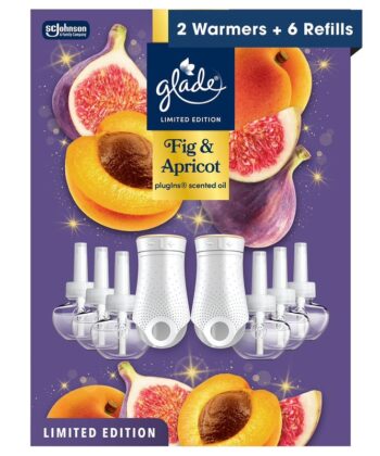 Aceite perfumado Higo y Albaricoque 2 difusores + 6 recambios Glade PlugIns