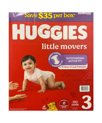 Pañales para bebé tallas 3 años x 192 unds Huggies Little Movers