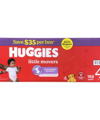 Pañales para bebé tallas 4 años x168 unds Huggies Little Movers
