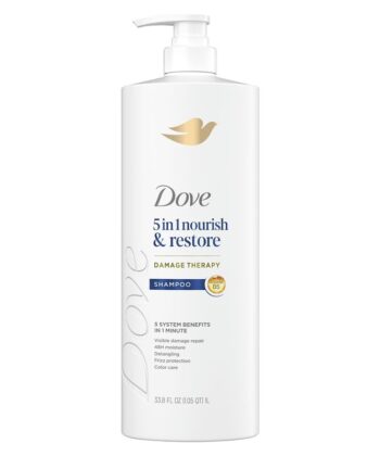 Shampoo 5 en 1 33.8 onzas líquidas Dove Nourish & Restore