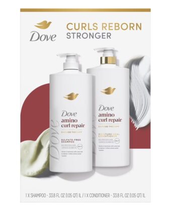 Shampoo y acondicionador Pack 1L Dove Amino Curls