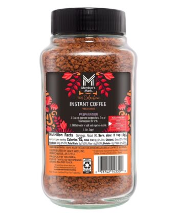 Café instantáneo 340g Member's Mark