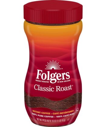 Café instantáneo 454g Folgers Classic Roast