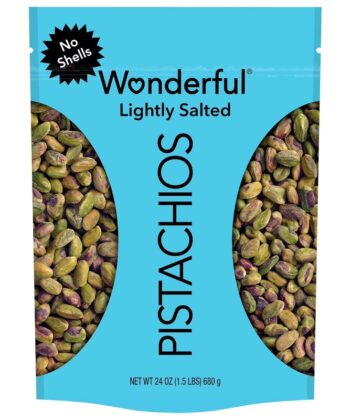 Pistachos Tostados sin Cáscara ligeramente Salados 680gr Wonderful