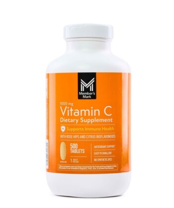 Vitamina C 500 tabletas 1000mg Member´s Mark