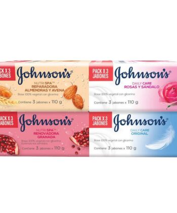 Jabón en barra x 12 Unds 110g Johnson´s